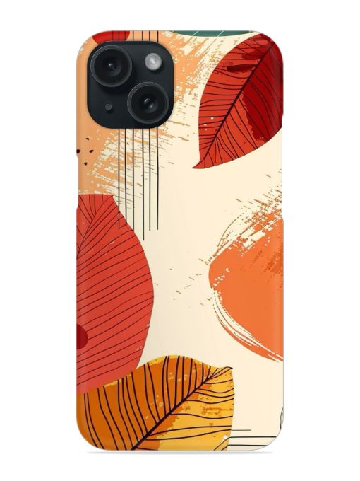 Abstarct Autumn Leaves Snap Case