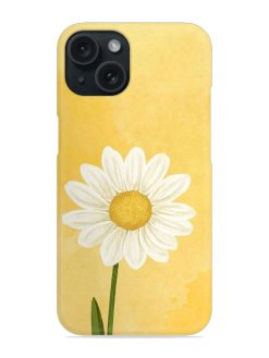 Daisy Flower Dragonfly Art Snap Case