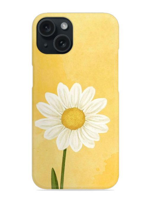 Daisy Flower Dragonfly Art Snap Case