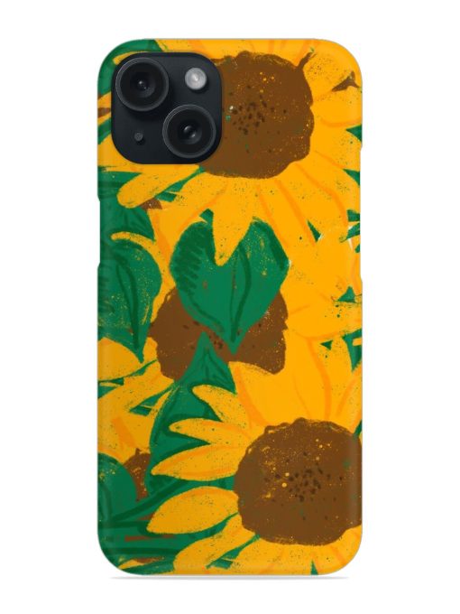 Sunflower Painting Design Snap Case