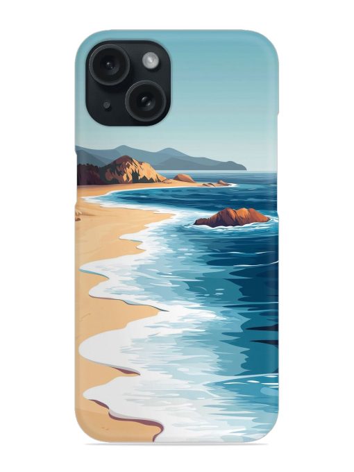 Illustration Of A Beach Scene Snap Case