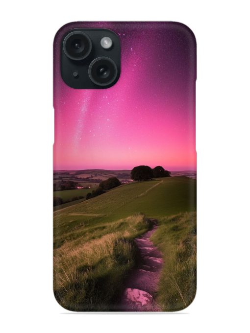 Pink Aurora's Glow Snap Case