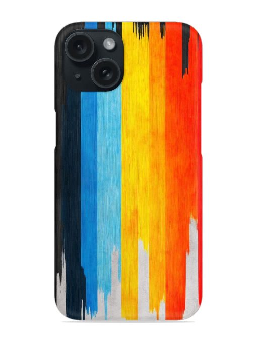 Brushstrokes Vertical Lines Snap Case