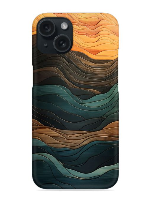 Coral Teal Bold Snap Case