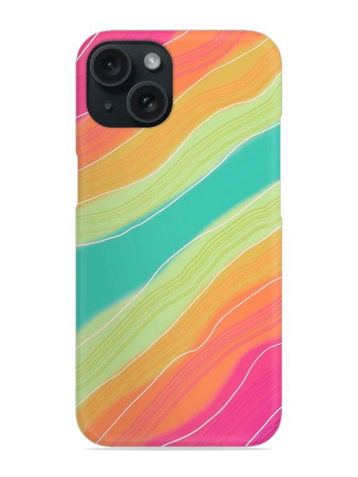 Neon Horizon Snap Case