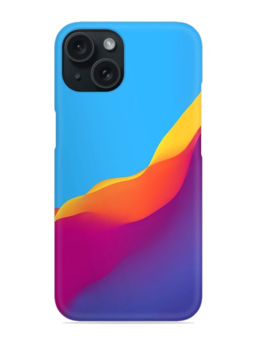 Colorful Wave Dreams Snap Case