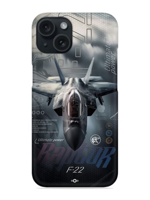 F-22 Raptor Fighter Jet Snap Case