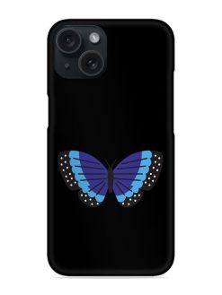 Blue Butterfly With Black Spots Snap Case