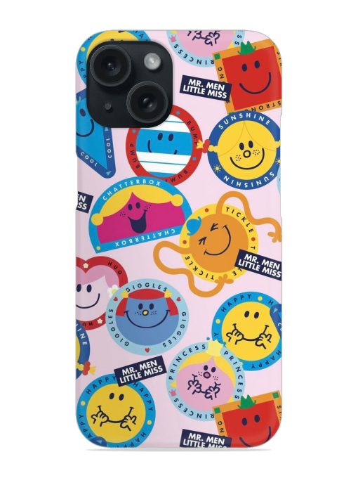 Mr. Men And Little Miss Characters Snap Case