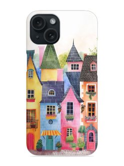 Colorful Town Snap Case