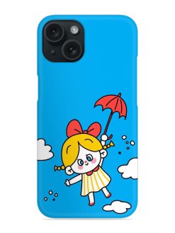 Girl In Umbrella Snap Case