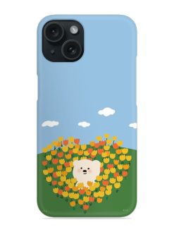 Bear In Bloom Snap Case