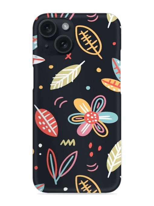 Floral Pattern Snap Case