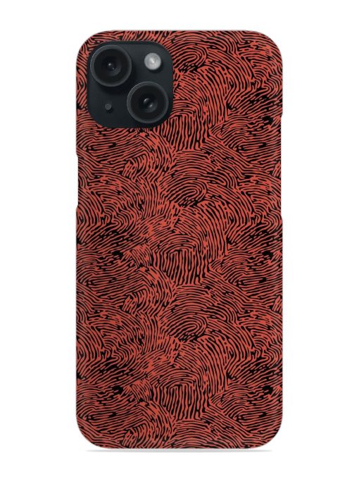 Fingerprint Maze Snap Case