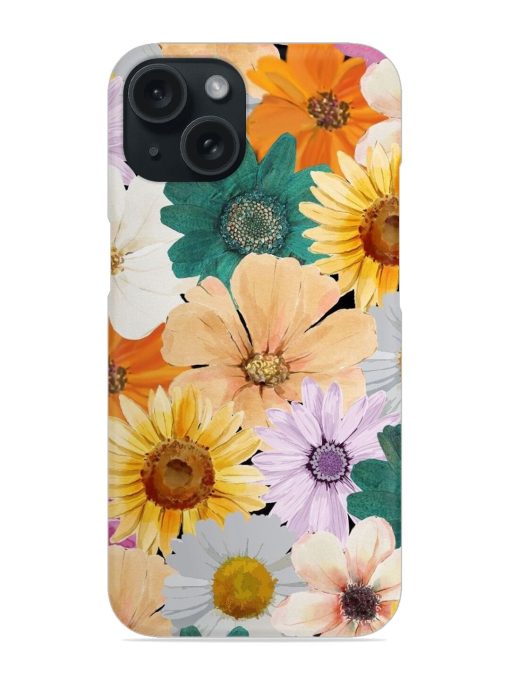 Rainbow Blooms Snap Case