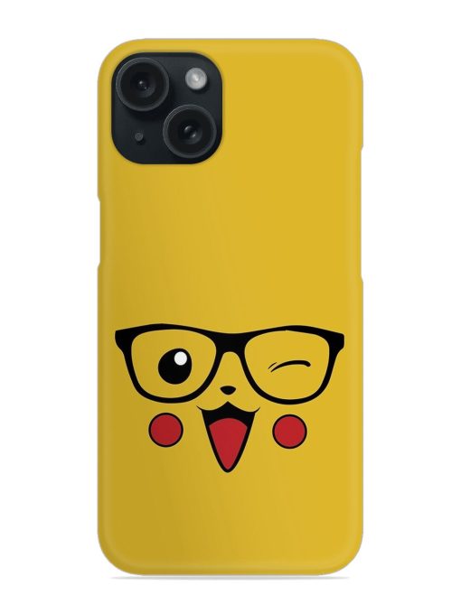 Pikachu Specs Snap Case