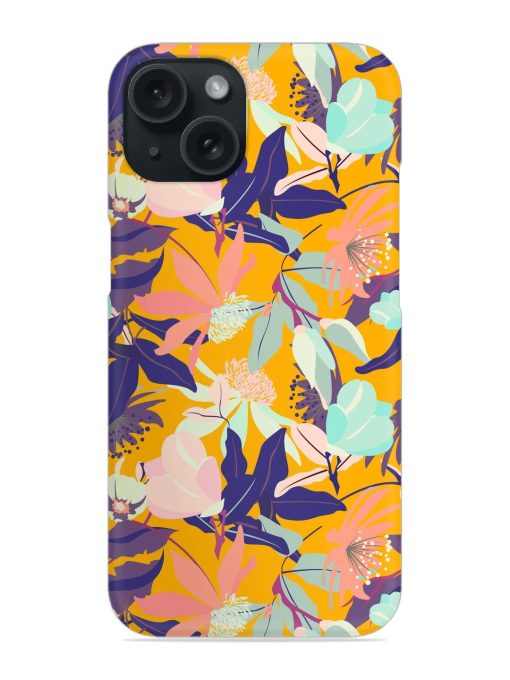 Tropical Leaves Seamless Snap Case