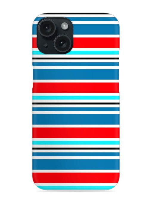 Horizontal Colors Strips Snap Case