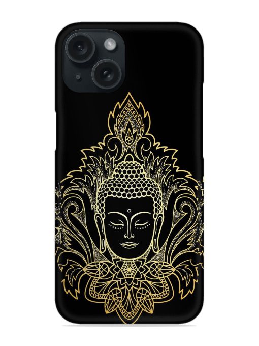 Golden Budhha Head Snap Case