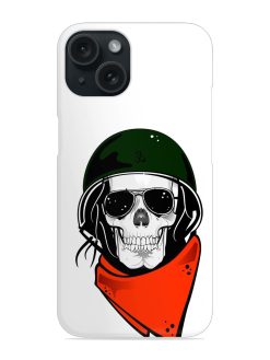 Bike Rider Skull Snap Case