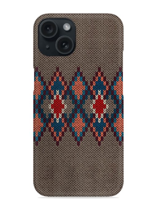 Knitted Green Pattern Snap Case