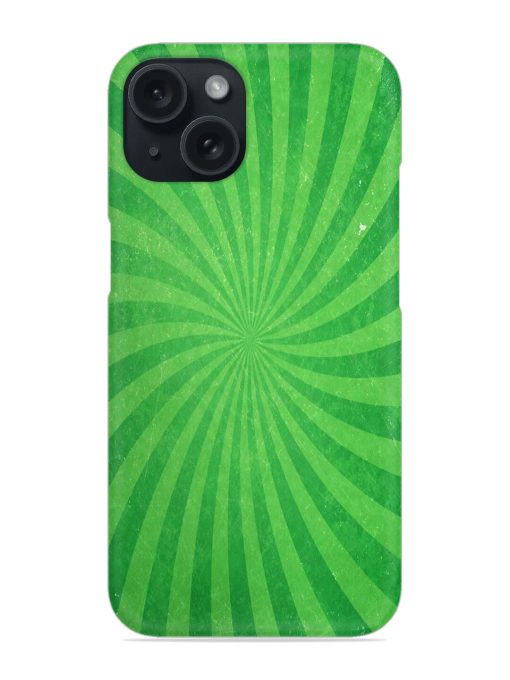 Green Spiral Art Snap Case