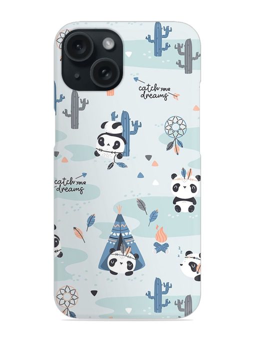 Cute Panda Vector Snap Case