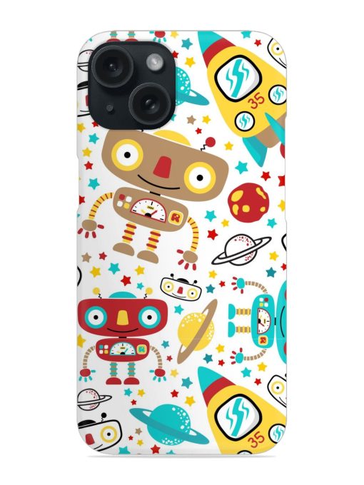 Robot Seamless Pattern Snap Case