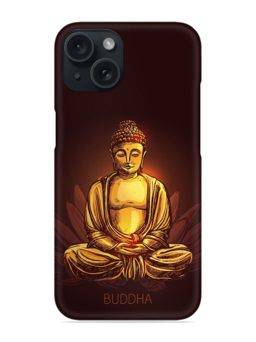 Brown Golden Buddha Art Snap Case