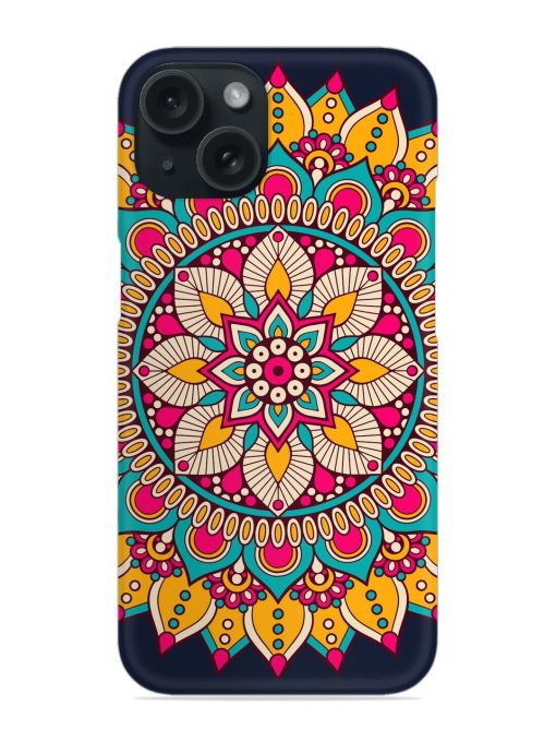 Blue Mandala Art Snap Case