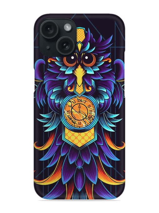 Owl Pattern Vector Snap Case