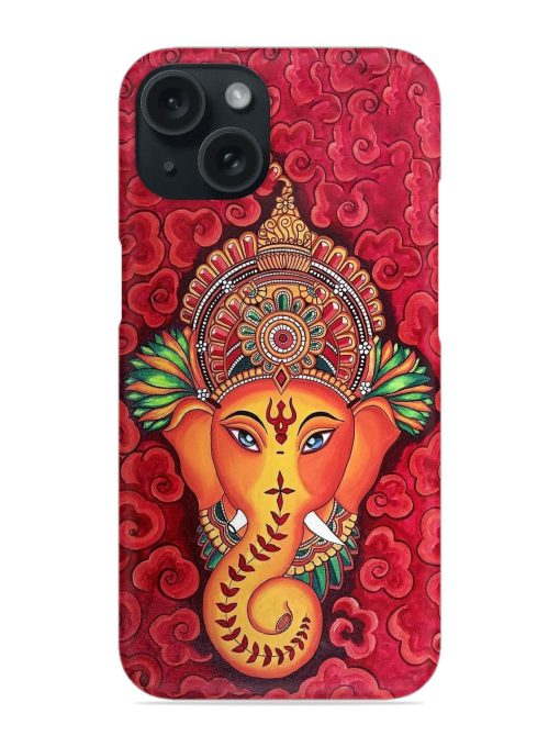 Pink Flower Ganesha Snap Case