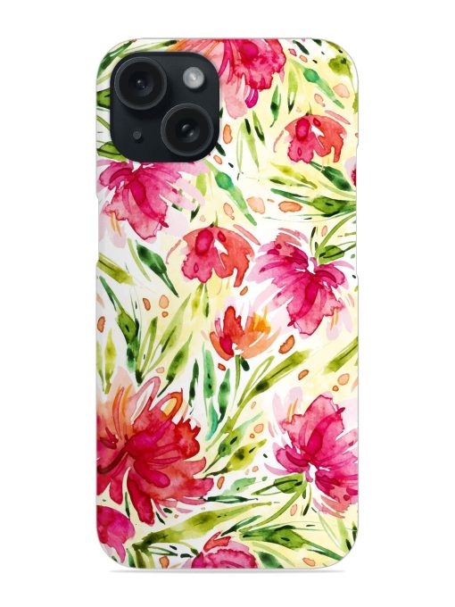 Watercolor Flower Snap Case