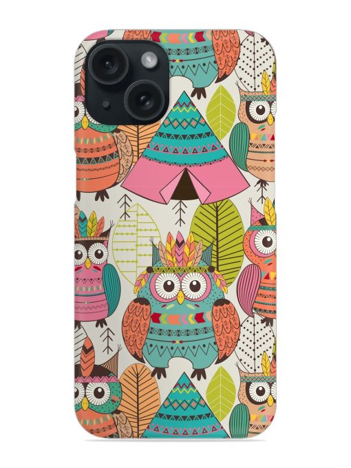 Ethnic Owl Snap Case