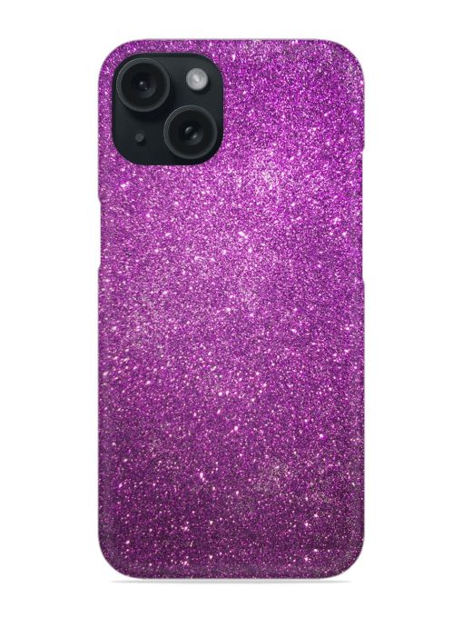 Violet Glitter Wallpaper Snap Case