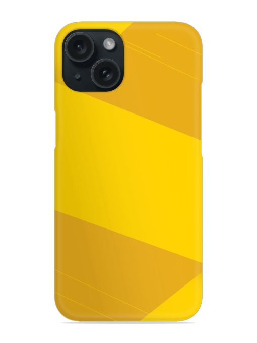 Yellow Lines Pattern Snap Case