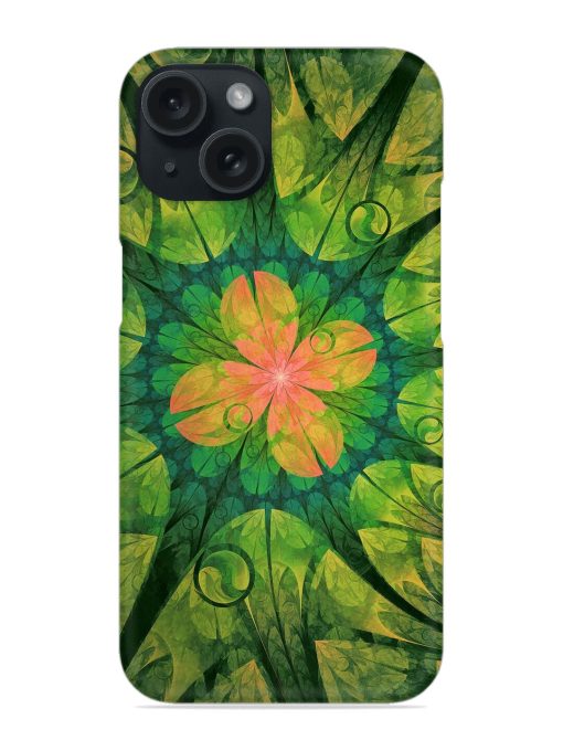 Green Abstract Art Snap Case