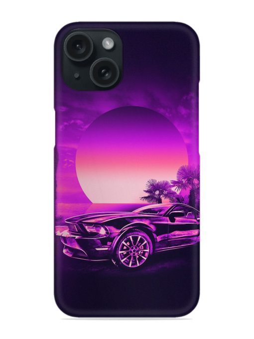 Purple Racing Vintage Cars Snap Case