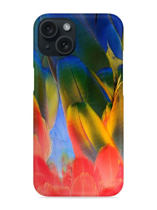 Bird Feathers Scarlet Snap Case