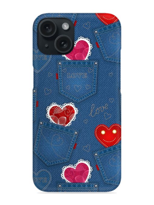 Seamless Pattern Jeans Snap Case