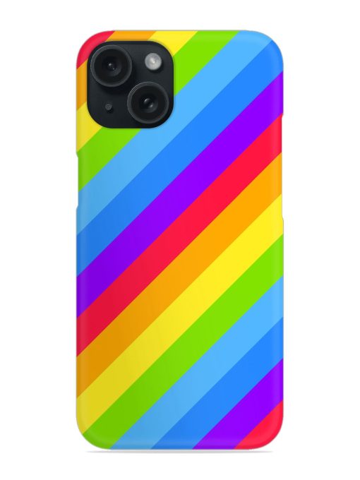 Geometric Striped Background Snap Case