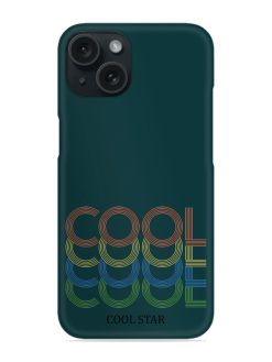 Cool Star Slogan Snap Case