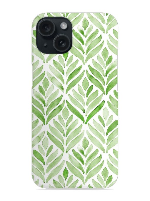 Hand Painted Green Snap Case