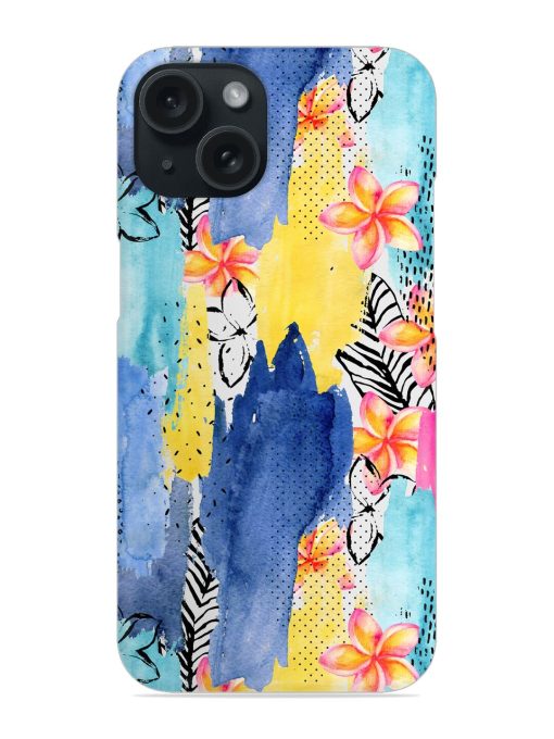 Abstract Watercolor Ink Snap Case