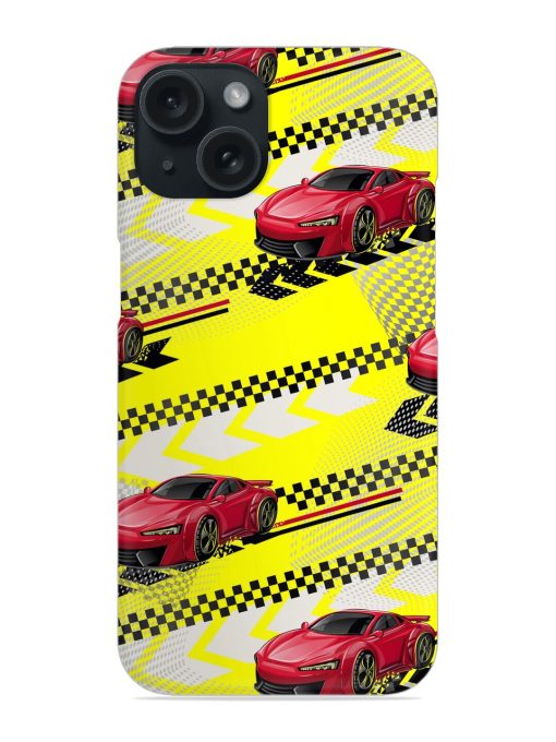 Abstract Seamless Red Snap Case