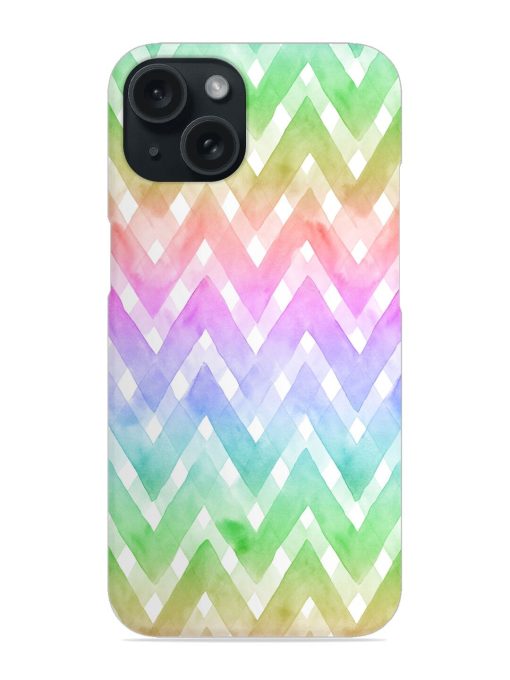 Chevrons Rainbow Colors Snap Case