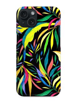 Colorful Leaves Pattern Snap Case