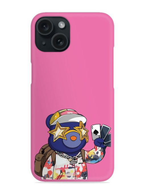 Blue Panda Bear Snap Case
