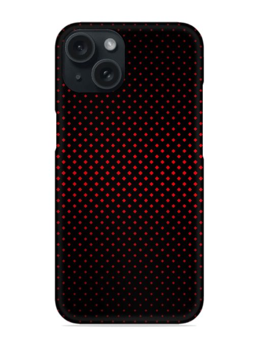 Red Dotted Bg Snap Case