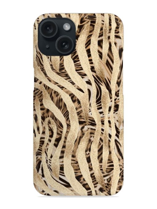 Abstract Furry Leopard Snap Case